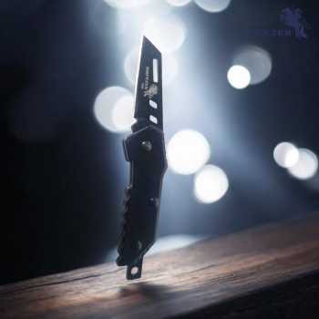 Gambar produk KNIFEZER Pisau Saku Lipat Mini Portable Keychain Survival Knife - Y238