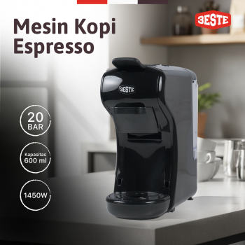 Trieste Mesin Kopi Espresso 3in1 Coffee Maker 19 Bar 1450W 600ml - ST-504