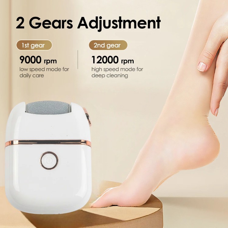 Ms.Dear Penghalus Tumit Kaki Elektrik Pedicure Foot Grinder Dead Skin - CJY-8688 Gambar produk Ms.Dear Penghalus Tumit Kaki Elektrik Pedicure Foot Grinder Dead Skin - CJY-8688