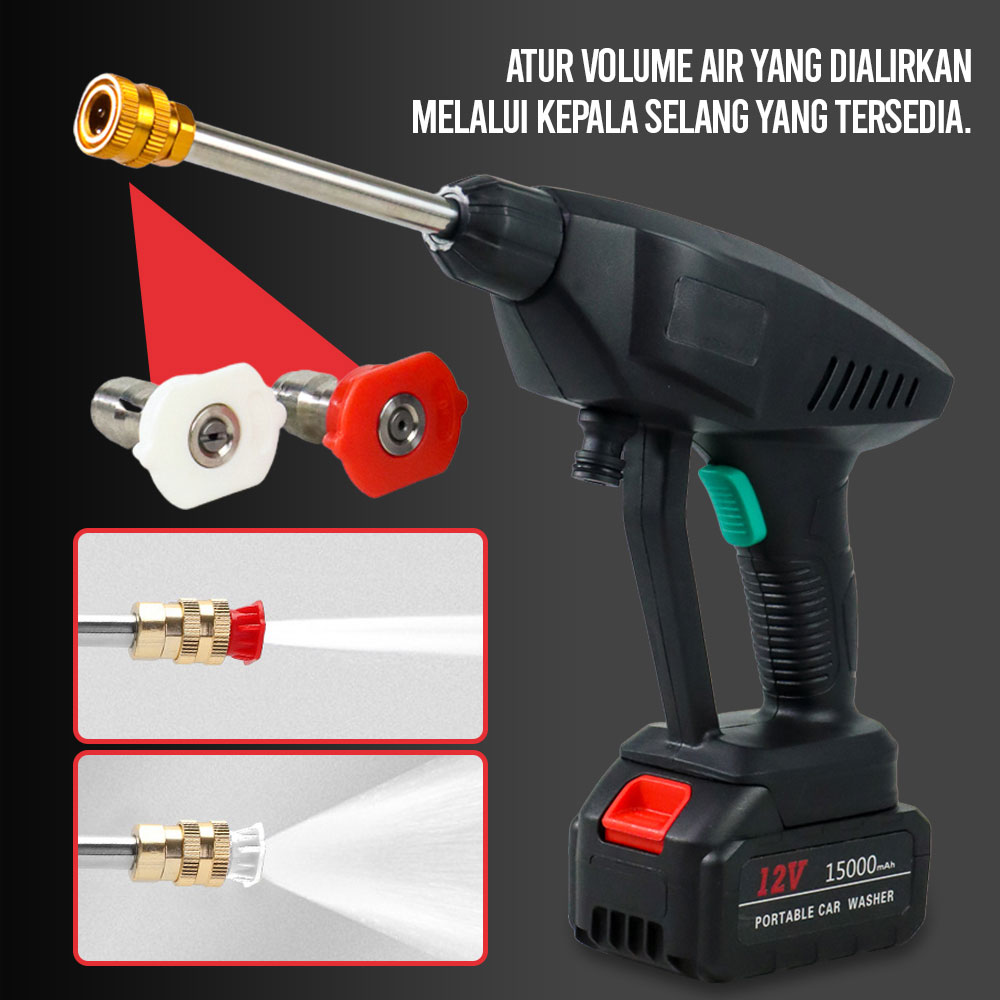 SEATEN Semprotan Air Cuci Mobil High Pressure 30BAR with 5M Hose - PT008-01 Gambar produk SEATEN Semprotan Air Cuci Mobil High Pressure 30BAR with 5M Hose - PT008-01