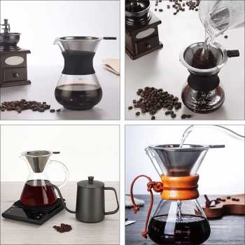 Gambar produk One Two Cups Filter Penyaring Kopi V60 Cone Coffee Filter Small - F-401