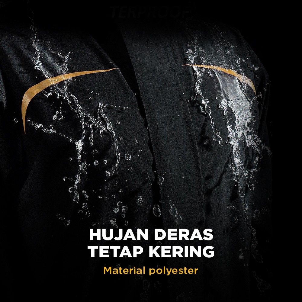 Gambar produk Rhodey Jas Hujan Setelan Motor Visor Waterproof Raincoat Polyester L - PY-8119