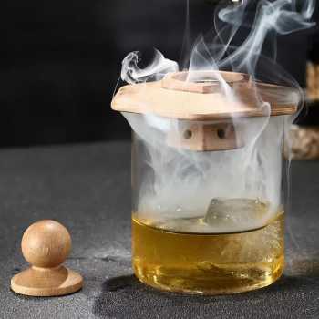 MIKILIN Set Alat Pengasap Cocktail Smoker Kit with 4 Wood Chips - JY-40