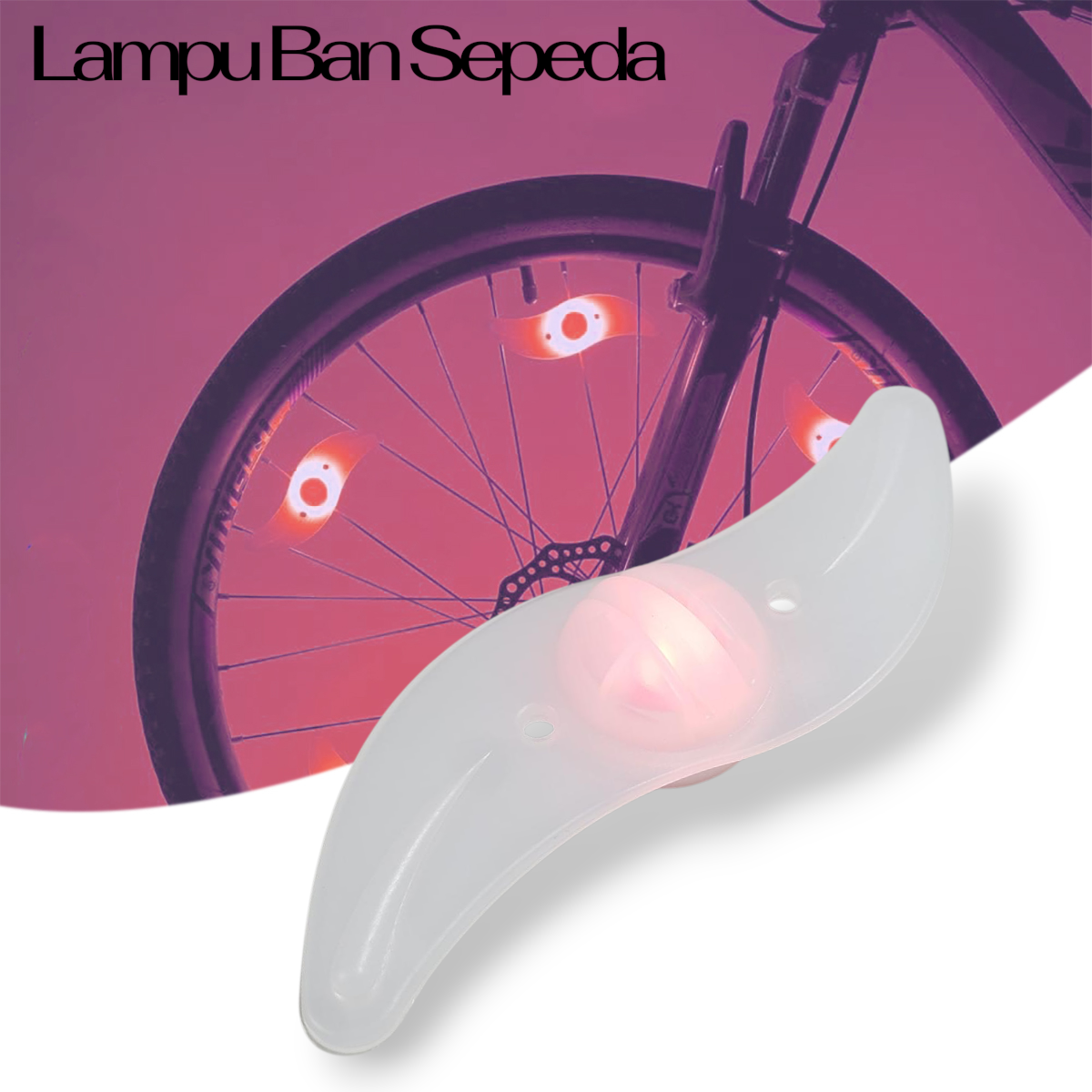 DACHELUN Lampu Ban Sepeda LED Bicycle Wheel Light 1PCS - DC-889 Gambar produk DACHELUN Lampu Ban Sepeda LED Bicycle Wheel Light 1PCS - DC-889