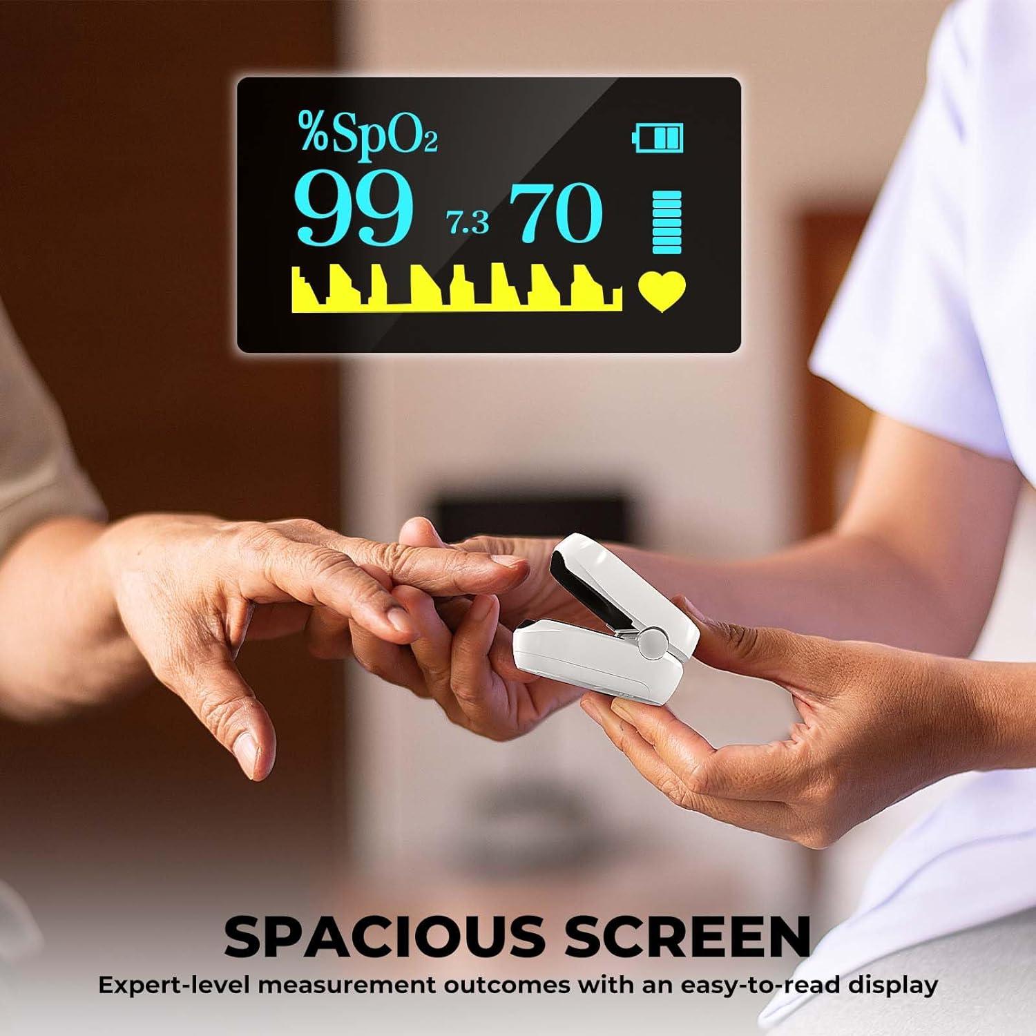 TaffOmicron Fingertip Pulse Oximeter Alat Ukur Saturasi Oksigen Darah - C101B1 Gambar produk TaffOmicron Fingertip Pulse Oximeter Alat Ukur Saturasi Oksigen Darah - C101B1