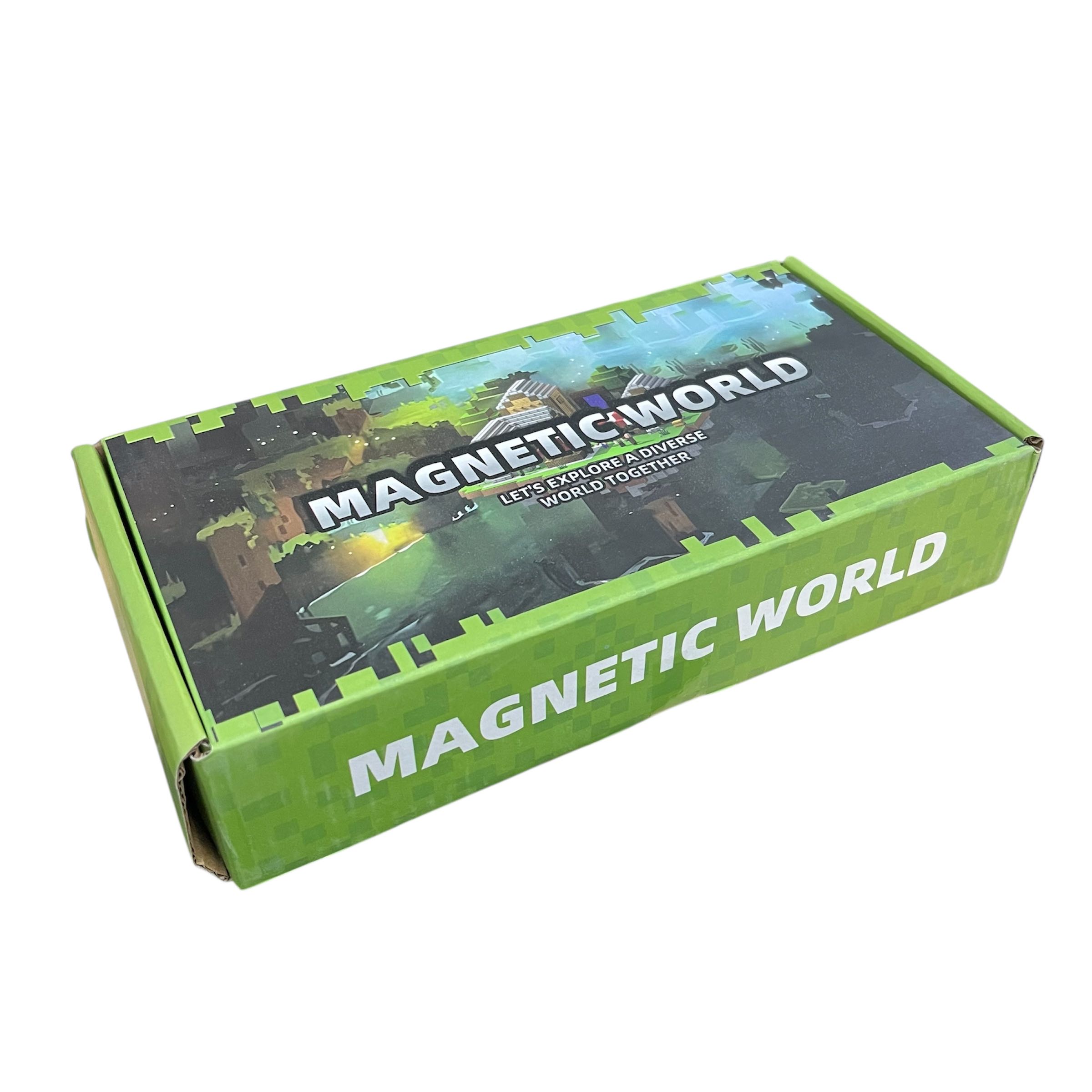 BLB Balok Susun Magnetik Edukatif Anak 3D DIY Magnetic Blocks 100 PCS - BBL3D Gambar produk BLB Balok Susun Magnetik Edukatif Anak 3D DIY Magnetic Blocks 100 PCS - BBL3D