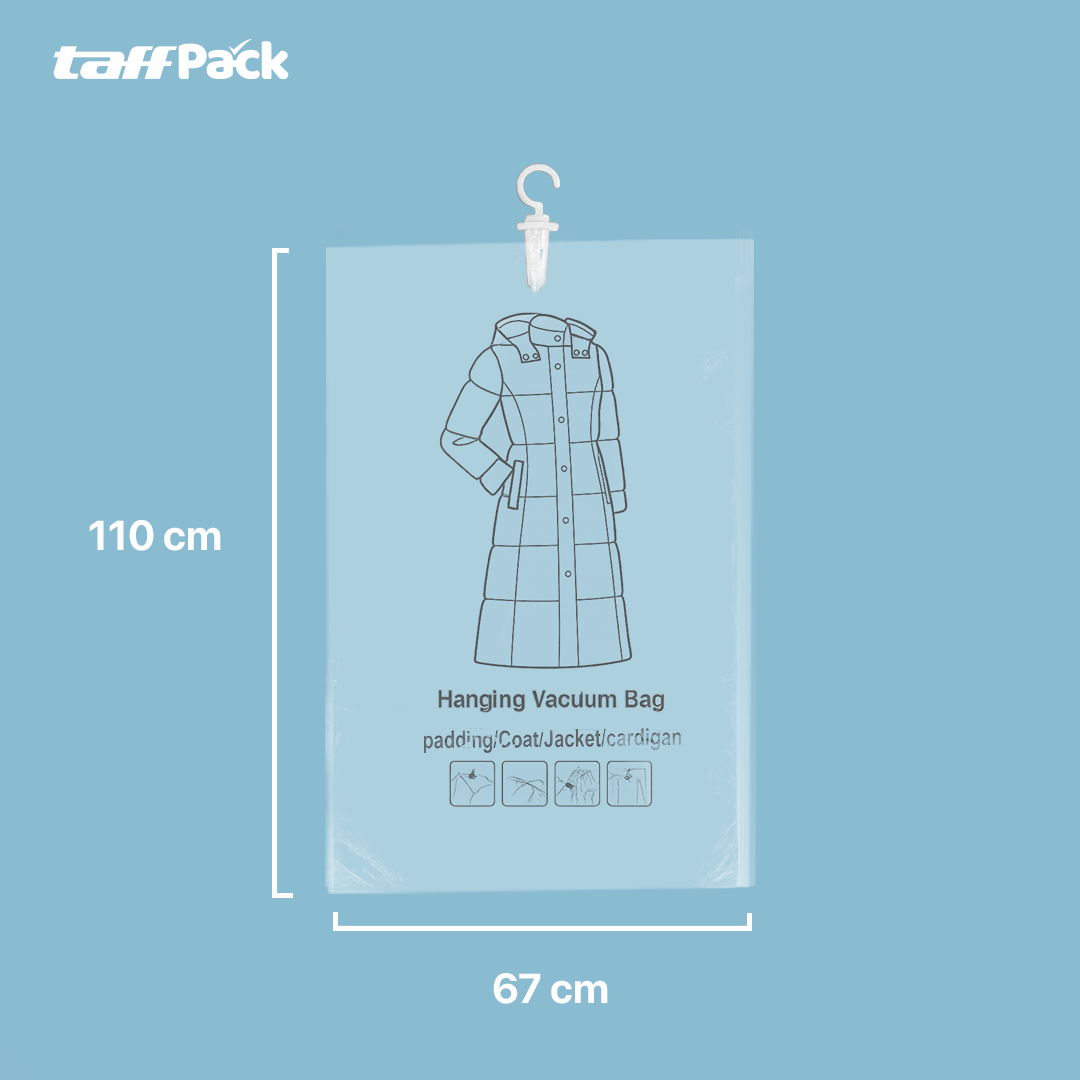 Gambar produk TaffPACK Kantong Vakum Baju Vacuum Compression Bag 1 PCS L - SN024