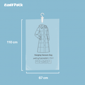 Gambar produk TaffPACK Kantong Vakum Baju Vacuum Compression Bag 1 PCS L - SN024