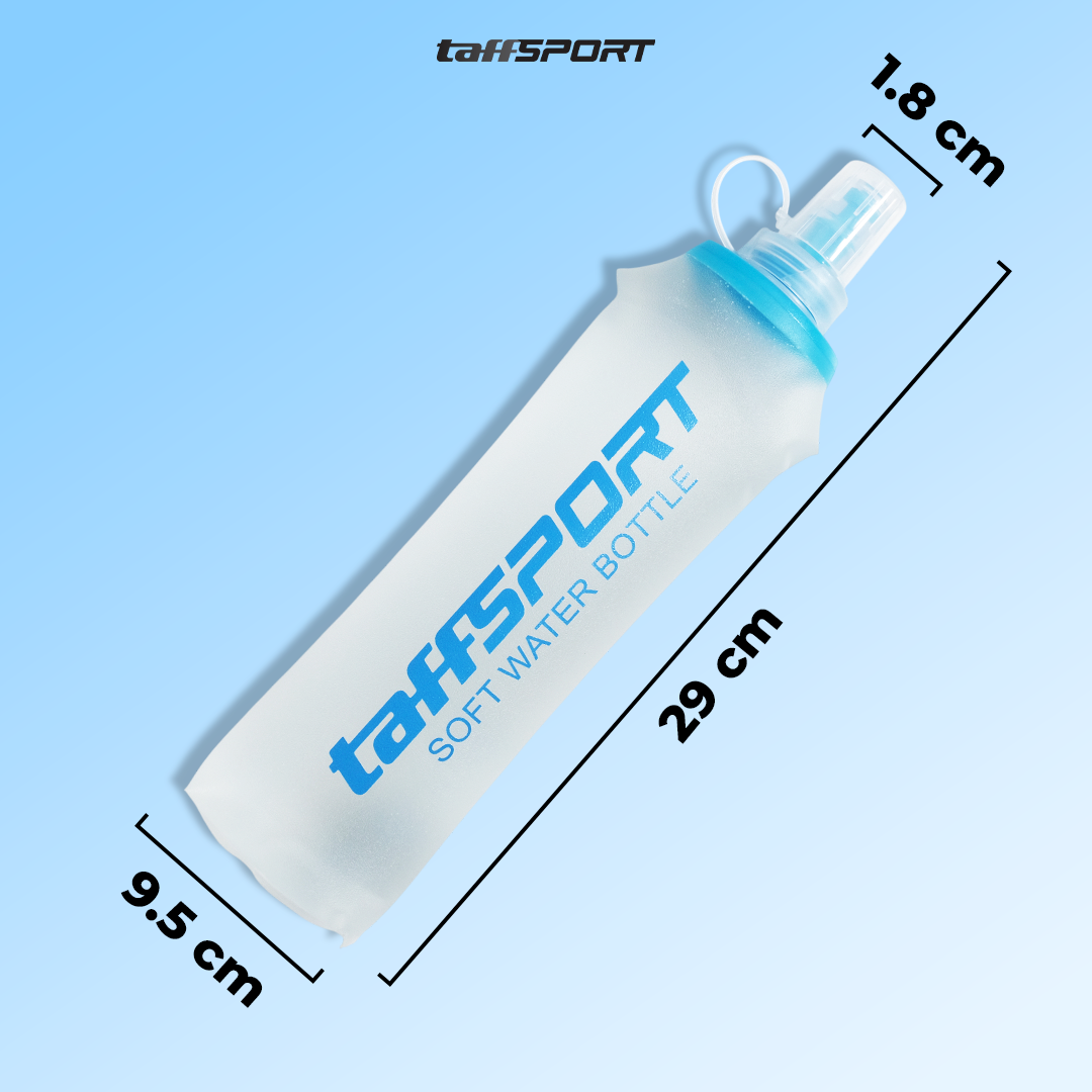 TaffSPORT Botol Minum Soft Flask Foldable Sport Water TPU 500 ml - TF009 Gambar produk TaffSPORT Botol Minum Soft Flask Foldable Sport Water TPU 500 ml - TF009