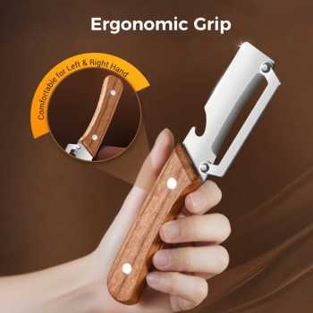 Gambar produk CMGF Pisau Pengupas Buah Sayur 2in1 Pembuka Botol Multifunctional - CM-21