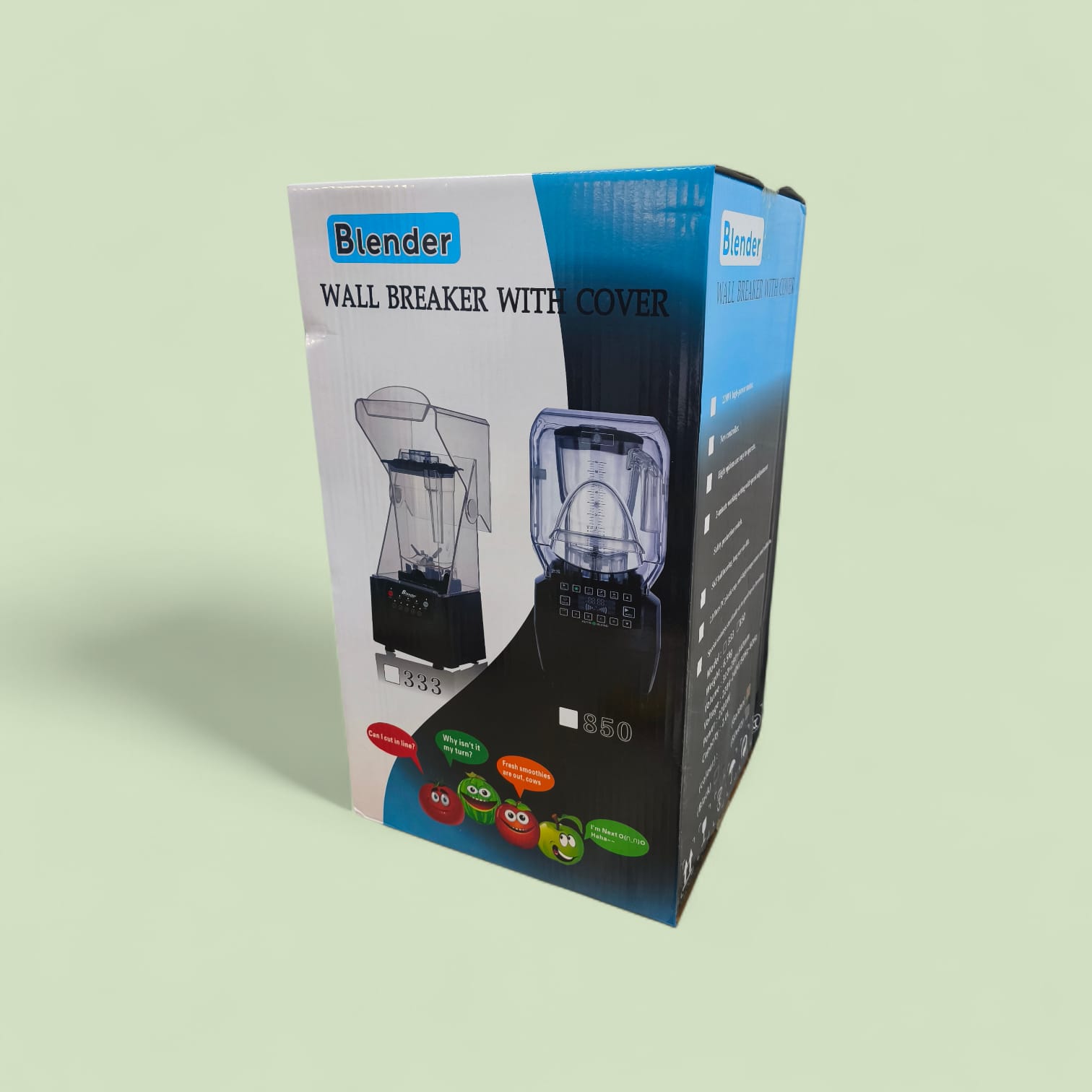 Gambar produk Yunlin Blender Buah Smoothie Ice Crusher Silent Steel Blade 2200W 2L - XTY-333