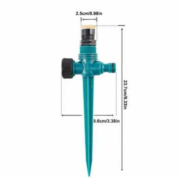 Gambar produk SANON Alat Penyiram Tanaman Otomatis Taman Rotasi 360 Sprinkler - SN-36