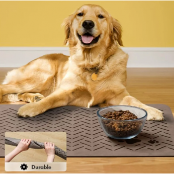 PAWLAND Alas Tempat Makan Kucing Anjing Feeding Mat Anti Slip 30x50cm - PL-10