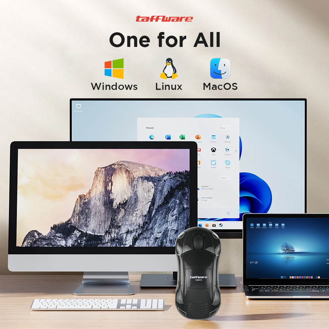 Taffware Mouse Wireless Optical 2.4GHz Model Mobil Supercar 1600DPI - CM0016 Gambar produk Taffware Mouse Wireless Optical 2.4GHz Model Mobil Supercar 1600DPI - CM0016