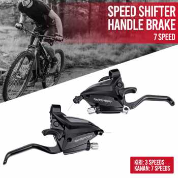 Gambar produk TaffSPORT Marvolt Speed Shifter Handle Brake Rem Sepeda 7 Speed 2 PCS - EF500-7