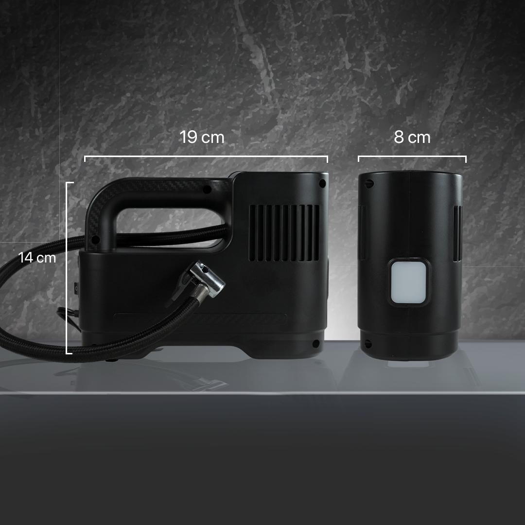 SUITU Pompa Ban Elektrik Portable Air Compressor DC 12V 150 PSI - S15 Gambar produk SUITU Pompa Ban Elektrik Portable Air Compressor DC 12V 150 PSI - S15