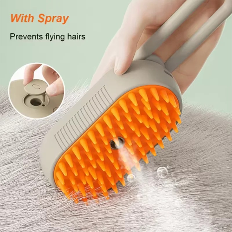 Ciput Sisir Bulu Hewan Pet Comb Cat Dog Spray Massage Grooming Comb - INU180 Gambar produk Ciput Sisir Bulu Hewan Pet Comb Cat Dog Spray Massage Grooming Comb - INU180