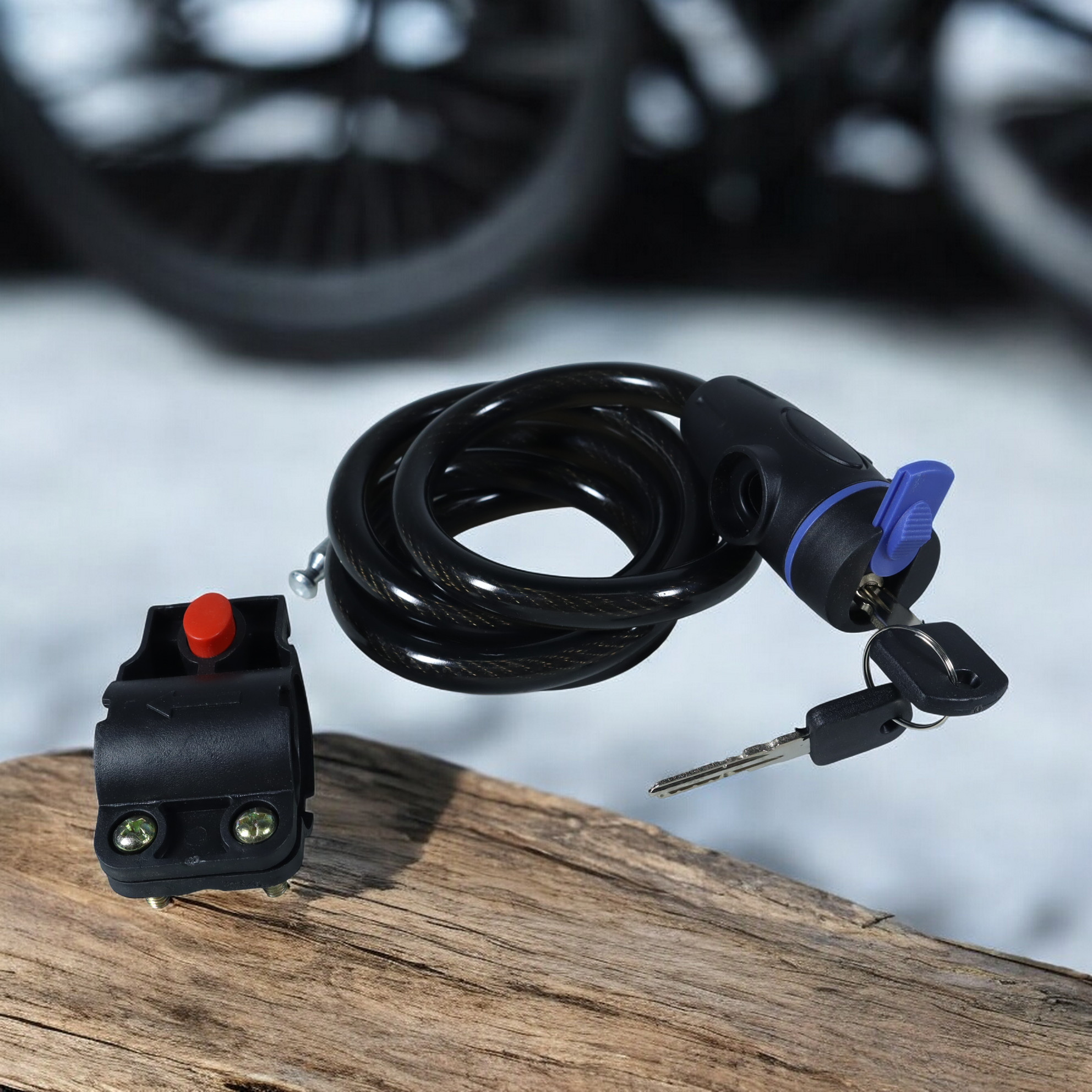 WJYSY Kunci Gembok Ban Sepeda Anti Maling 1.2M - TY588YE Gambar produk WJYSY Kunci Gembok Ban Sepeda Anti Maling 1.2M - TY588YE