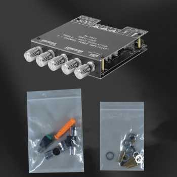 Gambar produk ZK Audio Bluetooth Audio Receiver 5.0 Amplifier 2.1 50Wx2+100W - ZK-TB21