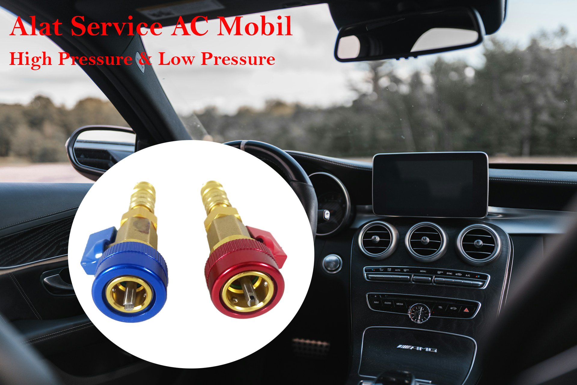 Anule Alat Service AC Mobil Air Conditioning Car Valve For Freon R134a - CR-206 Gambar produk Anule Alat Service AC Mobil Air Conditioning Car Valve For Freon R134a - CR-206