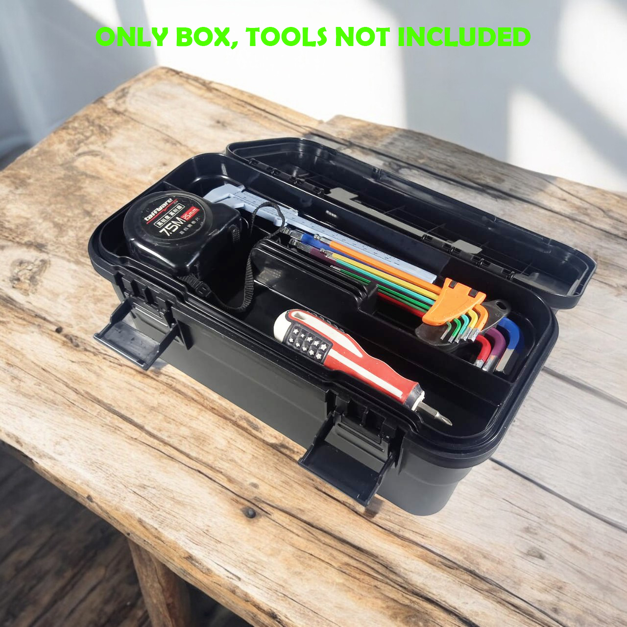 RVETEE Kotak Perkakas Penyimpanan Barang Tukang Toolbox Hard Case 6.5L - RV-50 Gambar produk RVETEE Kotak Perkakas Penyimpanan Barang Tukang Toolbox Hard Case 6.5L - RV-50