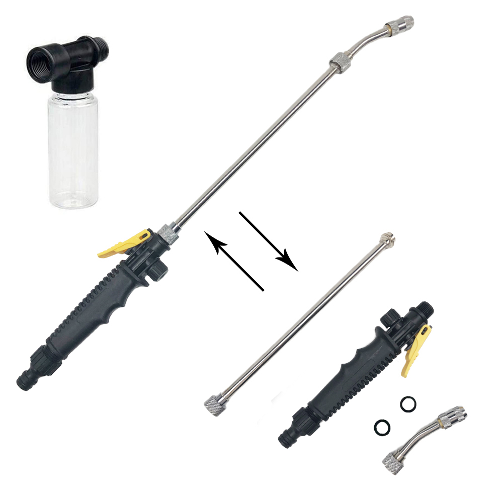 BOWEI Nozzle Gun Semprotan Air Sabun Cuci Mobil Tanaman 66cm - RK-S4H1 Gambar produk BOWEI Nozzle Gun Semprotan Air Sabun Cuci Mobil Tanaman 66cm - RK-S4H1