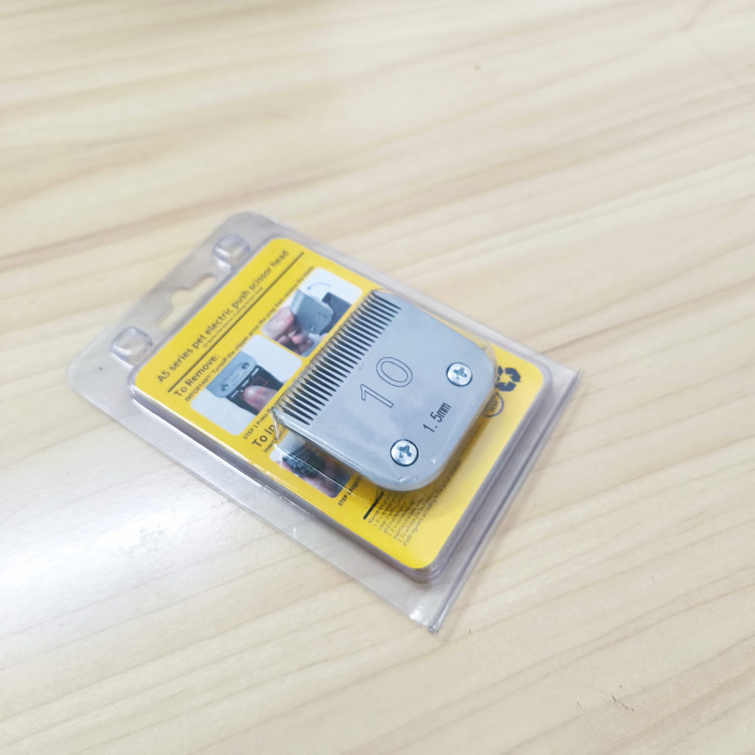 Gambar produk DALING Mata Pisau Cukur Hewan Pet Clipper Blade High Carbon Steel 1.5mm - A5