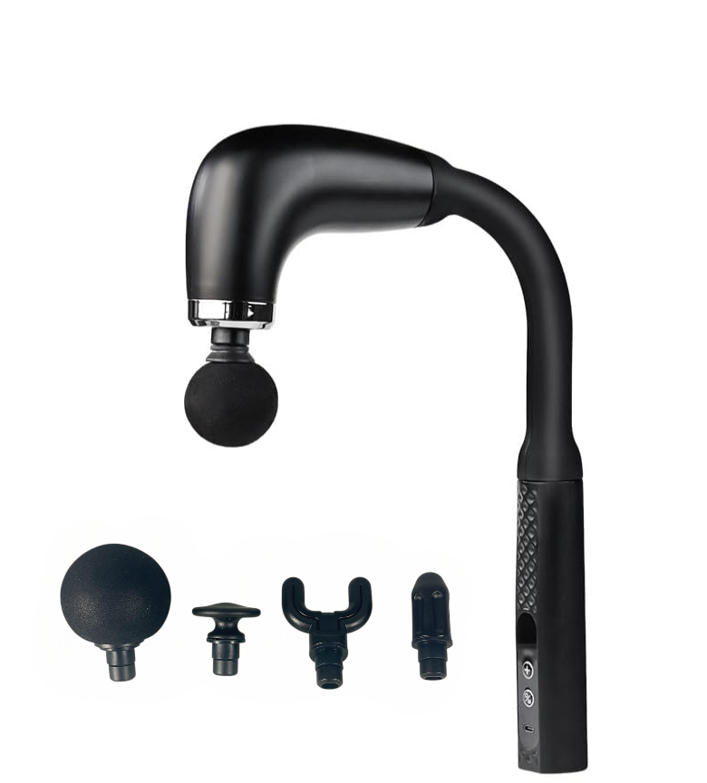 PASSCOOL Alat Pijat Elektrik Punggung Tangan Massage Muscle Gun Handle - PL09 Gambar produk PASSCOOL Alat Pijat Elektrik Punggung Tangan Massage Muscle Gun Handle - PL09