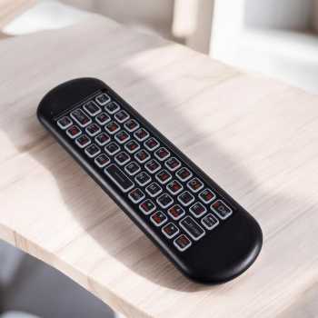 Gambar produk Kebidumei Air Mouse Wireless Keyboard Remote Backlit 7 Colors 250mAh - M5