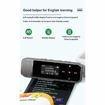 Gambar produk RUIZU MP3 Digital Audio Player Bluetooth Type C Plug Pedometer 64GB - X80