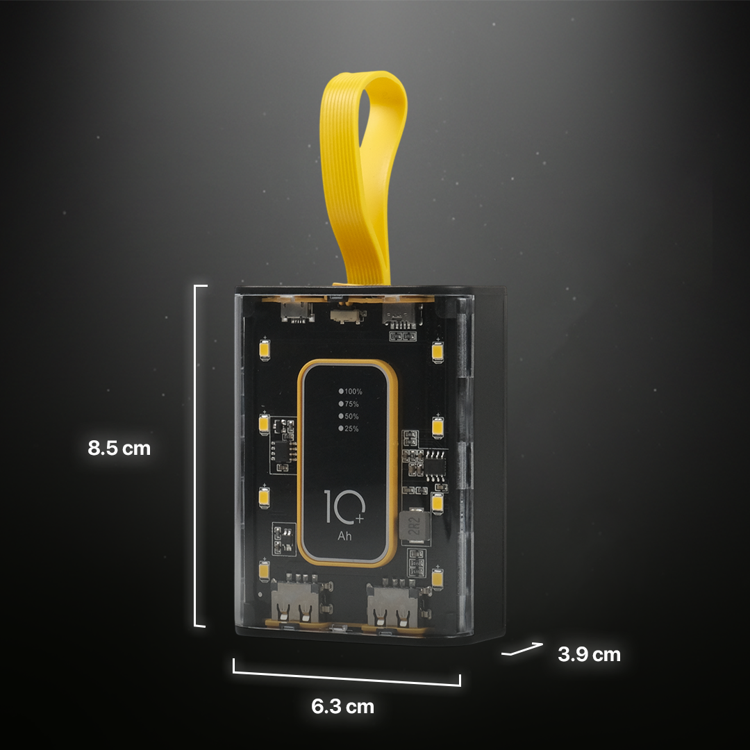 WST Power Bank 20000mAh Fast Charging PD 3in1 Cable Dual USB Port 10W - WS731 Gambar produk WST Power Bank 20000mAh Fast Charging PD 3in1 Cable Dual USB Port 10W - WS731