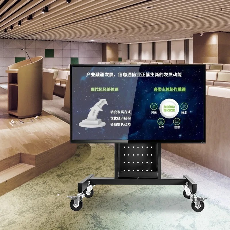 IBOWZ Bracket TV Floor Stand Wheel VESA 600x400 for 32-65 Inch TV - IB-65 Gambar produk IBOWZ Bracket TV Floor Stand Wheel VESA 600x400 for 32-65 Inch TV - IB-65