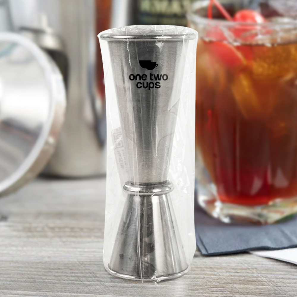 One Two Cups Gelas Ukur Jigger Bartender Double Shot 30ml dan 50ml - MSA10 Gambar produk One Two Cups Gelas Ukur Jigger Bartender Double Shot 30ml dan 50ml - MSA10