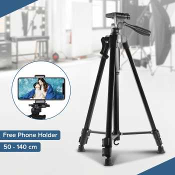 YUNMI Tripod Kamera Universal Rotasi 90 140cm with Smartphone Holder - F-3366T