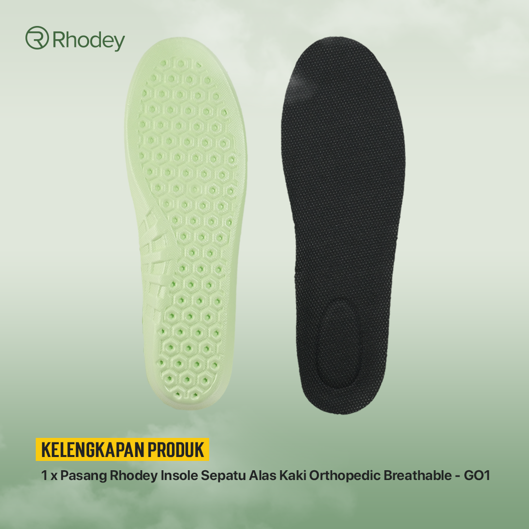 Rhodey Insole Sepatu Alas Kaki Orthopedic Breathable 43-44 - GO-1 Gambar produk Rhodey Insole Sepatu Alas Kaki Orthopedic Breathable 43-44 - GO-1