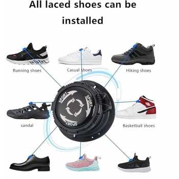 Gambar produk UETEEY Tali Sepatu Putar Automatic Rotating Shoelace Buckle - UT703
