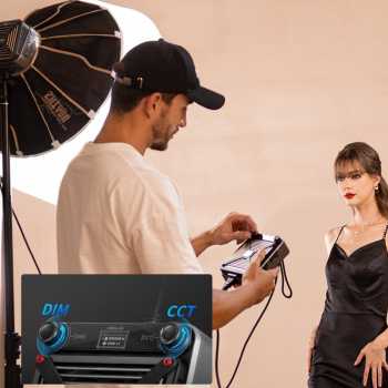 Gambar produk Zhiyun Molus Lampu Flash Fill Light Tricolor 2700-6500K 240V 300W - G200