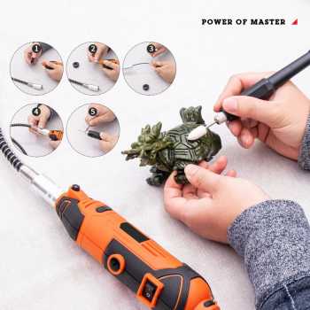 Gambar produk KRIMED Bor Listrik Polishing Engraver Die Grinder 200W 30000RPM - KR300