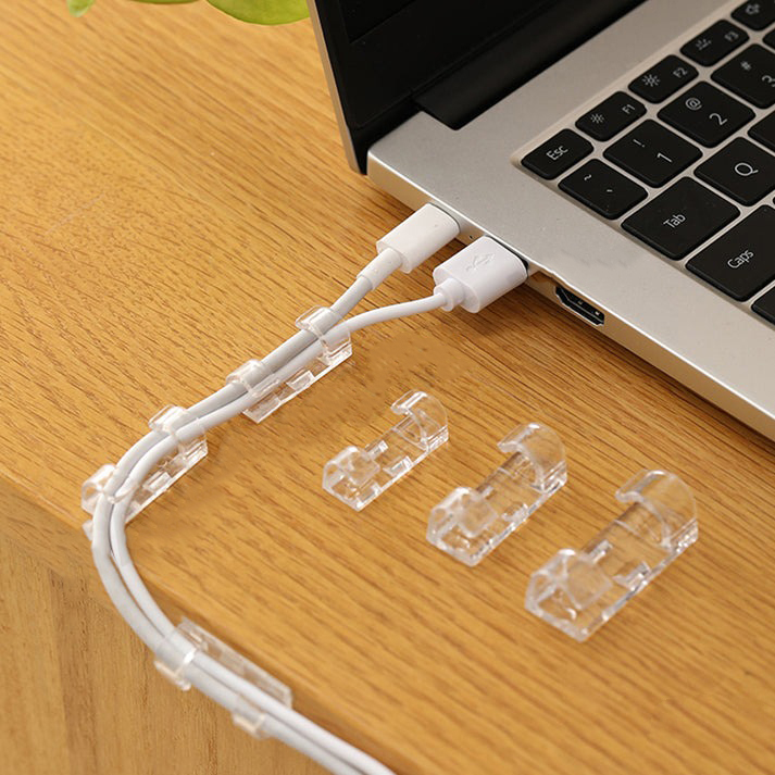 CHN Klip Pengatur Kabel Organizer Cable Clip 20 PCS - FT8018-3 Gambar produk CHN Klip Pengatur Kabel Organizer Cable Clip 20 PCS - FT8018-3