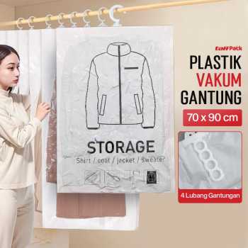 TaffPACK Plastik Vakum Gantung Pakaian Vacuum Compression Bag 1 PCS - MBF70
