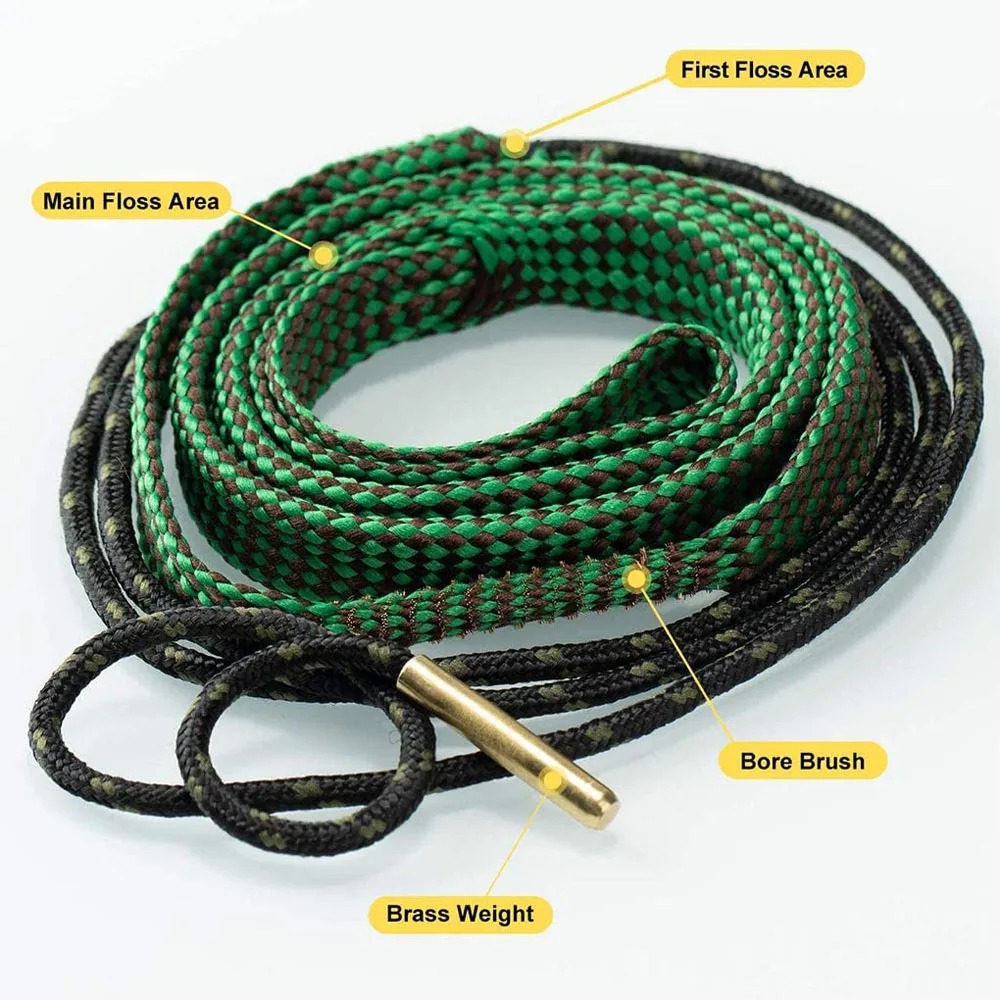 CForce Tali Pembersih Laras Senapan Bore Snake .22 Cal .223 Cal 5.56mm - G02 Gambar produk CForce Tali Pembersih Laras Senapan Bore Snake .22 Cal .223 Cal 5.56mm - G02
