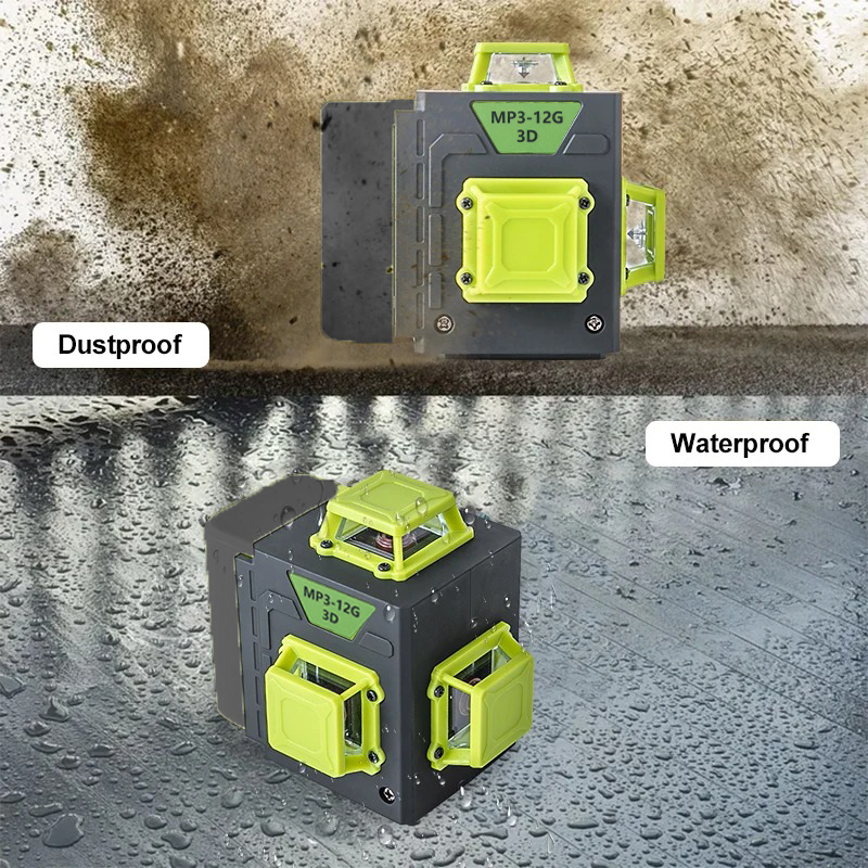 MAXLIGHT Laser Level Self Leveling 3D 360 Degree 12 Line 520nm 2400mAh - MP3-12G Gambar produk MAXLIGHT Laser Level Self Leveling 3D 360 Degree 12 Line 520nm 2400mAh - MP3-12G