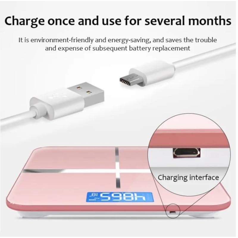 LIFEHOOD Timbangan Badan Digital Scale LED Display 150kg Charging - SC-08 Gambar produk LIFEHOOD Timbangan Badan Digital Scale LED Display 150kg Charging - SC-08