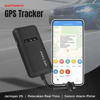 Taffware LOCATREX Alat Pelacak Mobil Motor GPS Tracker Alarm 2G 12-36V - ST902A