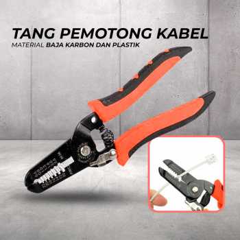 Gambar produk Taffware Tang Pemotong Kabel Wire Stripping Cutter Pliers - JM-CT4-12
