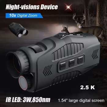 Aotuo Teropong Digital Monokular Outdoor Night Vision 10x Zoom 2.5K - R11