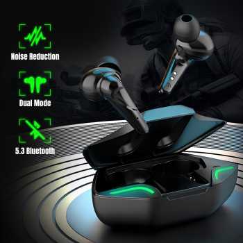 Torntisc Earphone Bluetooth 5.3 TWS Gaming HiFi Low Latency HD Call - G11