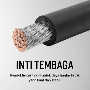 Gambar produk ALLWELL Kabel AWG Silicone Extra Soft Temperature Resistant Wire 1M 9 AWG - MU-5