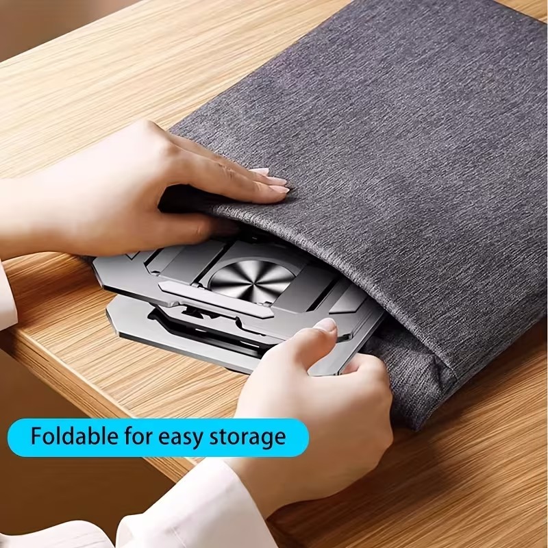 Keja Tablet Stand Holder 360 Degree Rotatable Foldable Anti Slip Metal - P3 Gambar produk Keja Tablet Stand Holder 360 Degree Rotatable Foldable Anti Slip Metal - P3