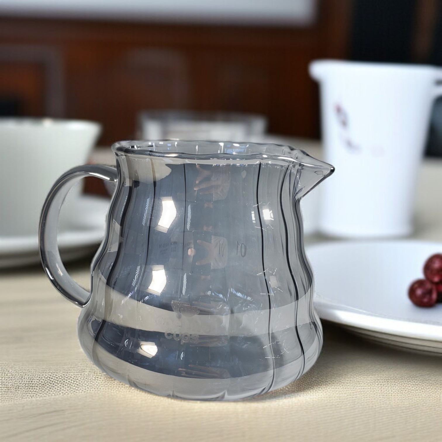 One Two Cups Teko Kopi Coffee Server V60 Drip Pour Over Borosilicate 360ml - XGS-36/60 Gambar produk One Two Cups Teko Kopi Coffee Server V60 Drip Pour Over Borosilicate 360ml - XGS-36/60